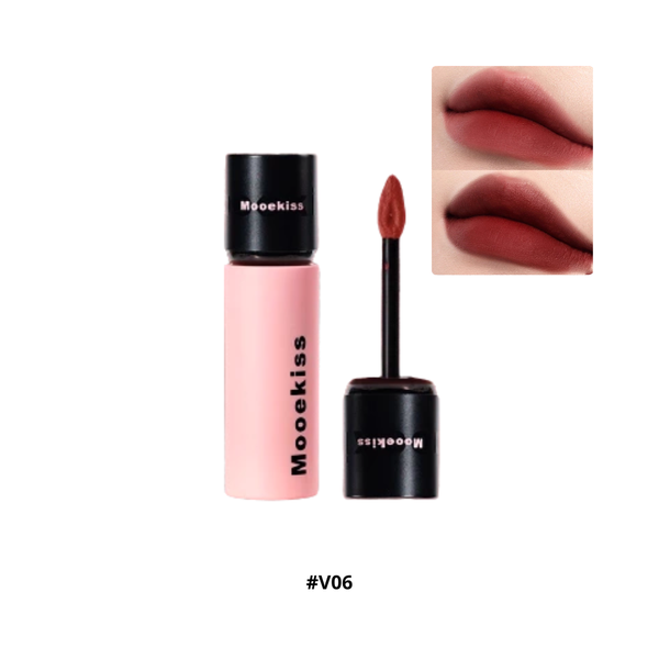 Son Kem Bùn Mịn Lì Mooekiss Velvet Lip Mud #V06