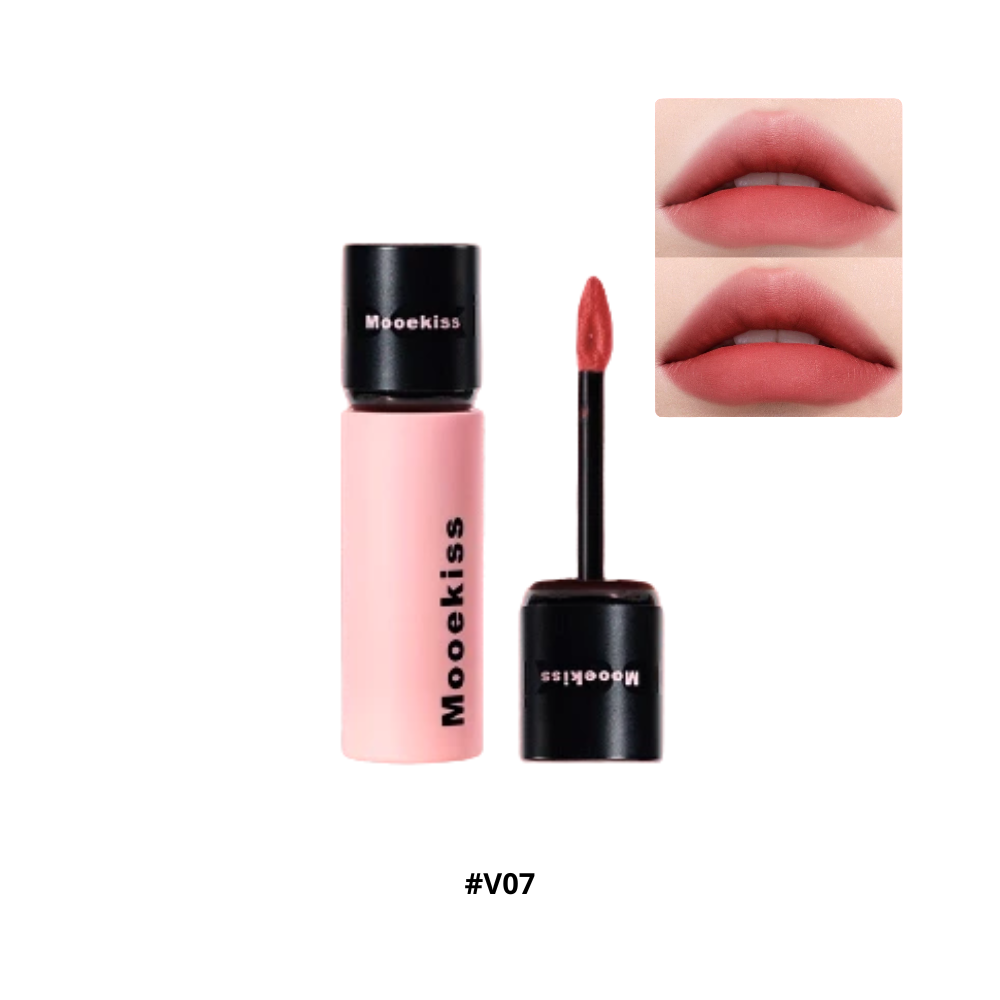  Son Kem Bùn Mịn Lì Mooekiss Velvet Lip Mud #V07 