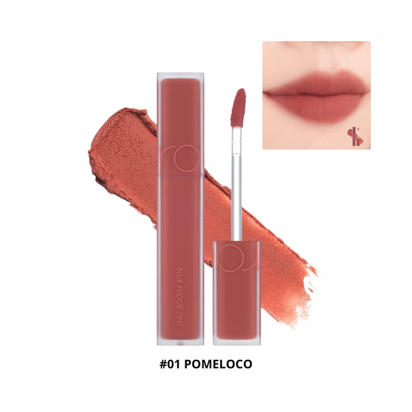 Son Kem Lì Romand Blur Fudge Tint #01 Pomeloco