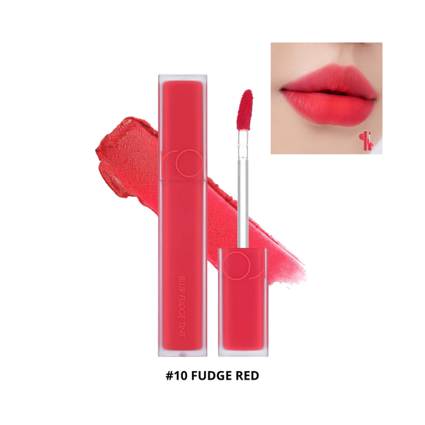 Son Kem Lì Romand Blur Fudge Tint #10 Fudge Red
