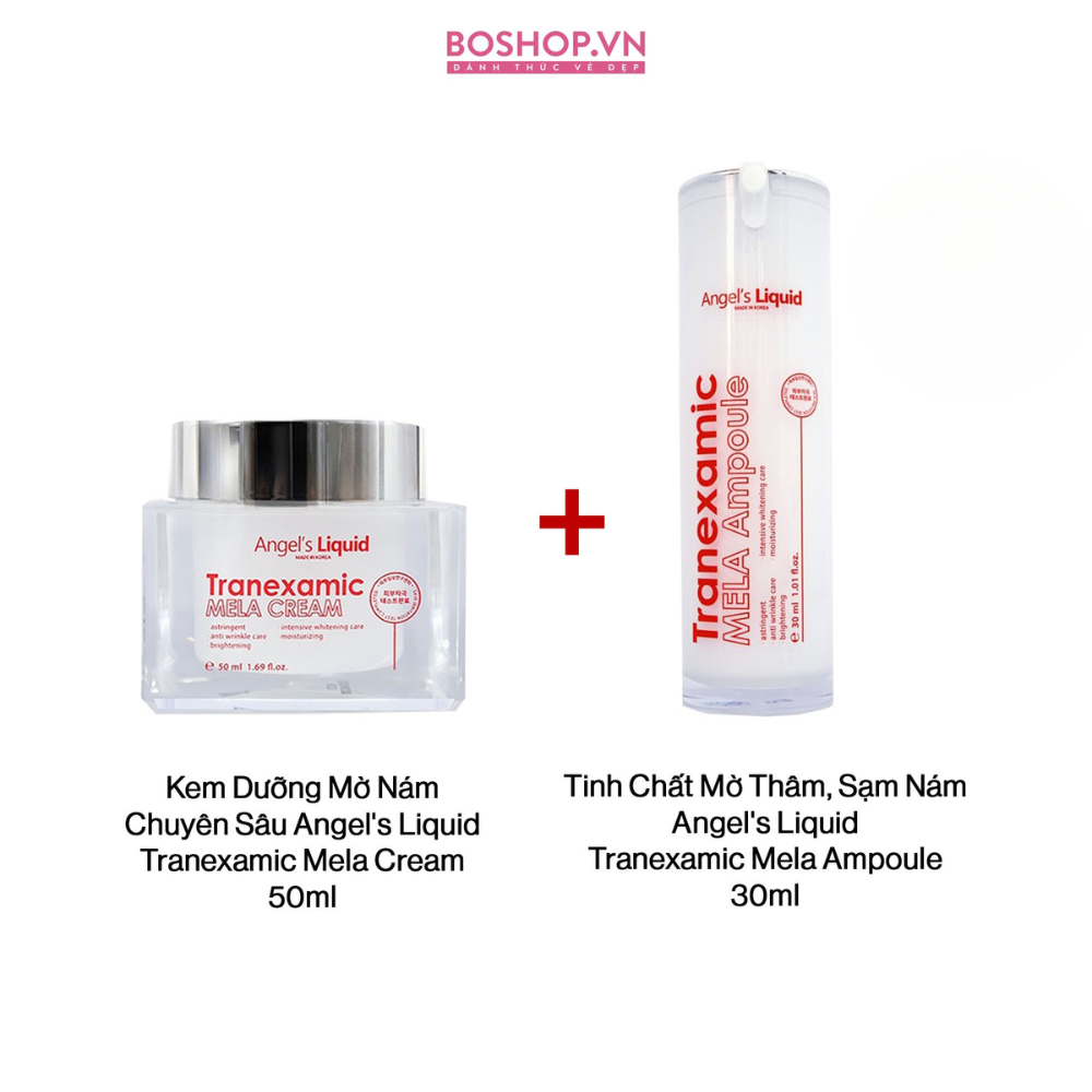  Combo 2 Kem Dưỡng Mờ Nám 50ml + Tinh Chất Mờ Thâm, Sạm Nám Angel's Liquid 30ml (8809418754428 - 8809418754411) 