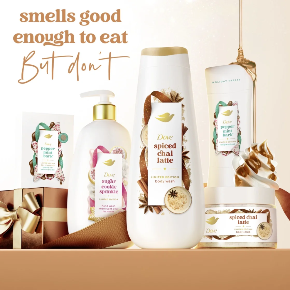  Tẩy Da Chết Dove Spiced Chai Latte Limited Edition Body Scrub 425g 