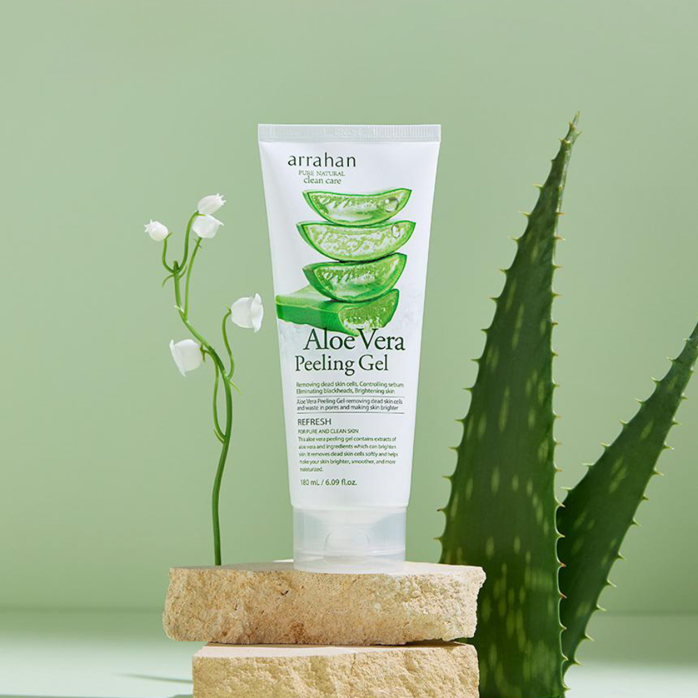  Tẩy Tế Bào Chết Arahan Aloe Peeling Gel 180ml 