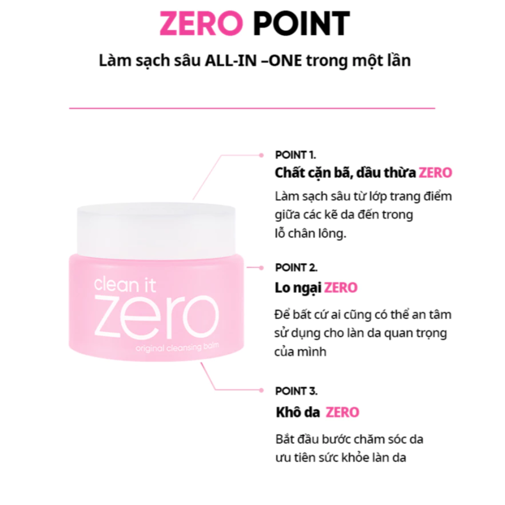 Sáp Tẩy Trang Mini Banila Co Clean It Zero Original Cleansing Balm 7ml 