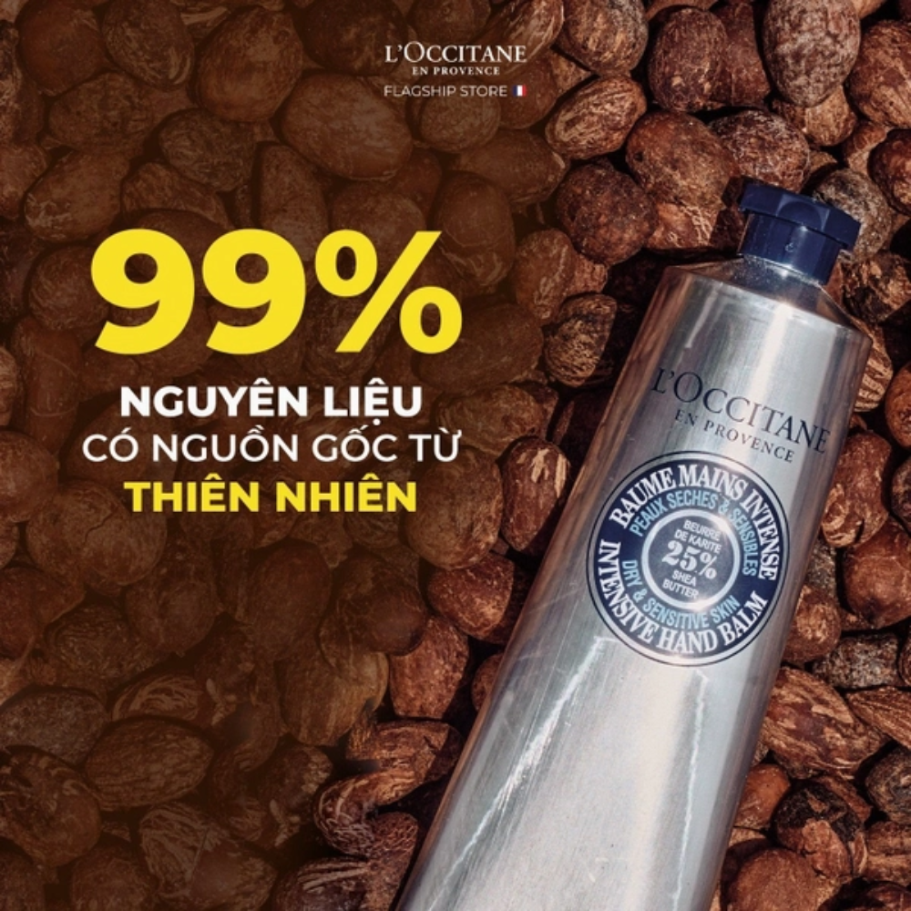  Kem Dưỡng Da Tay Bơ Đậu Mỡ L'Occitane 25% Shea Butter Intensive Hand Balm 150ml 