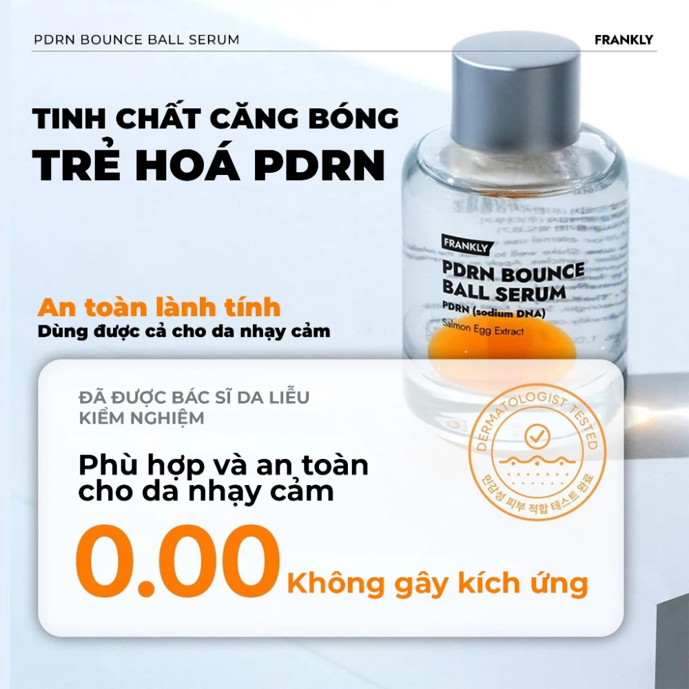  Tinh Chất Căng Bóng Da Frankly PDRN Bounce Ball Serum 30ml 