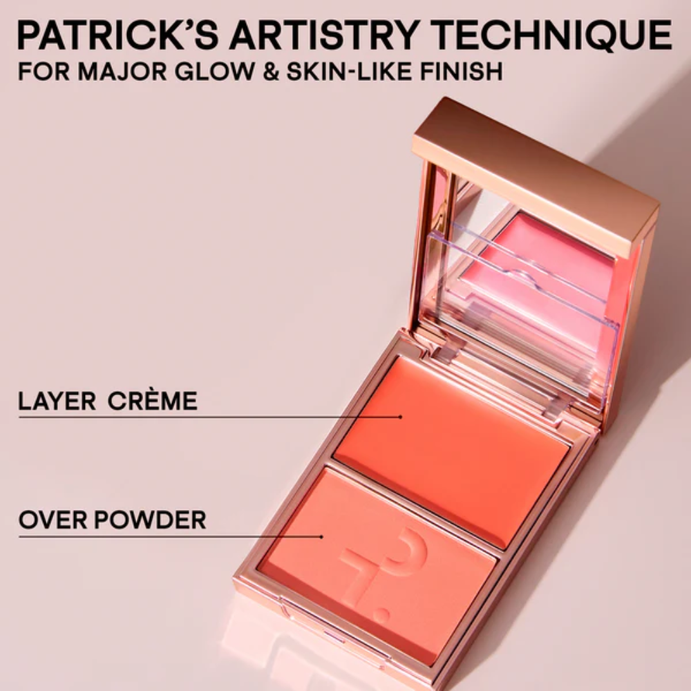  Má Hồng Patrick Ta Mini Major Headlines Double-Take Crème & Powder Blush Duo #She Goes To The Gym 