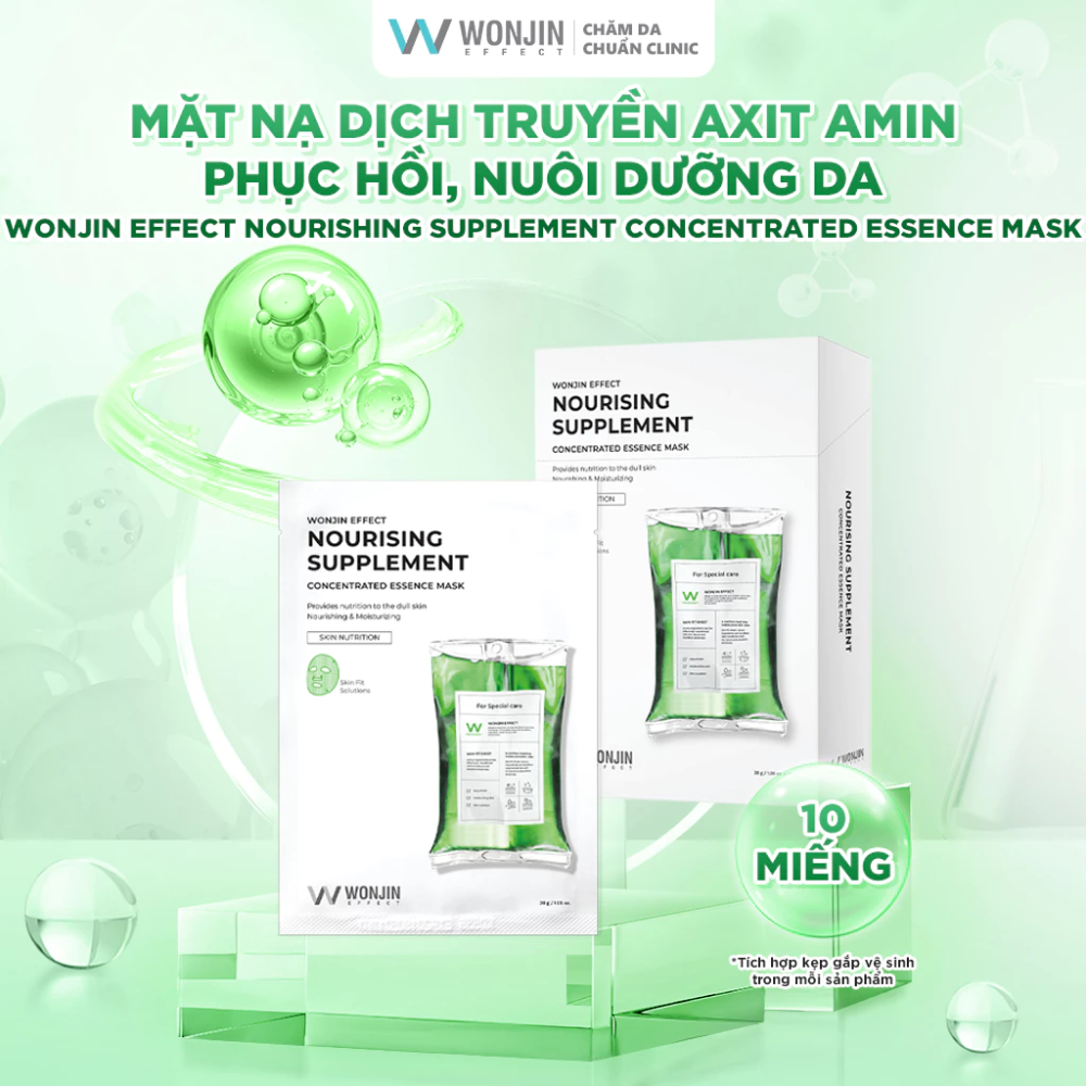  CT - Mặt Nạ Wonjin Phục Hồi Chuyên Sâu Wonjin Effect Nourising Supplement Concentrated Essence Mask 30g 
