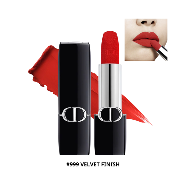 Son Highend Dior Rouge Couture Colour Velvet & Satin Finishes Lipstick #999 Velvet Finish