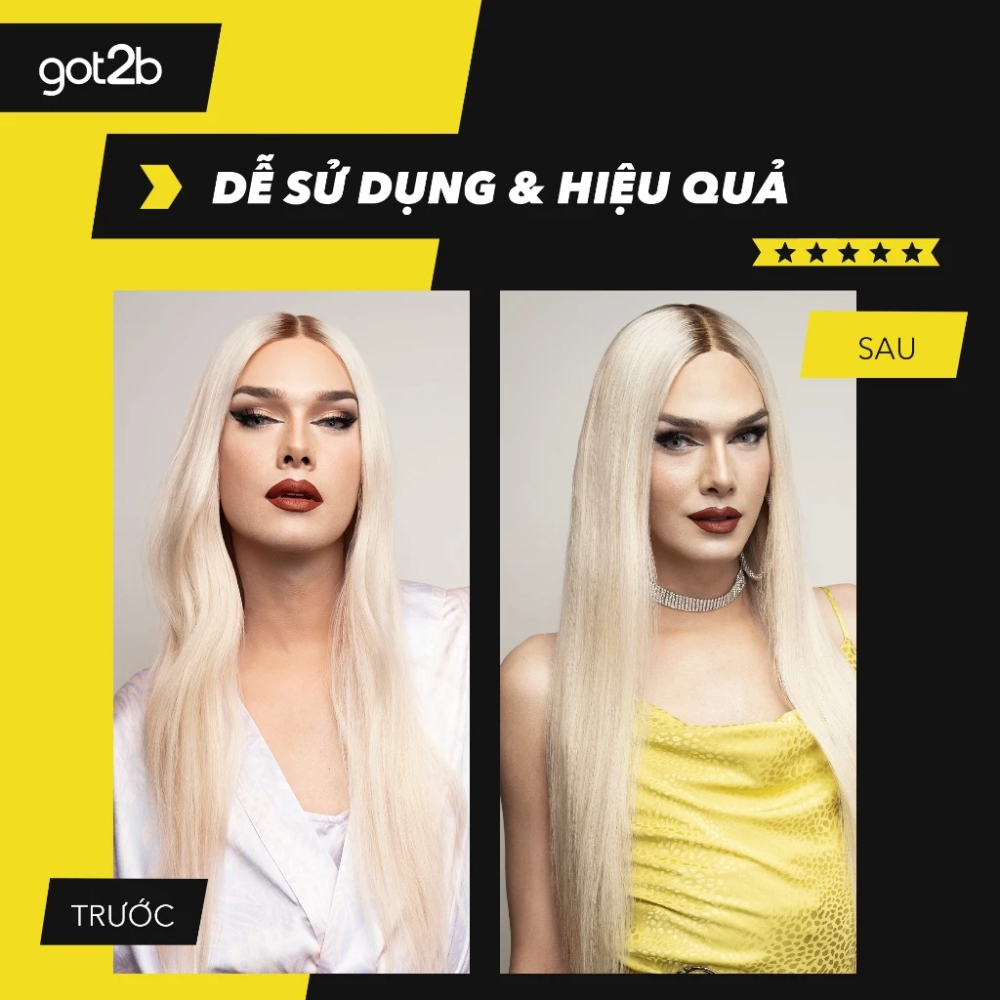  Xịt Giữ Nếp Tóc 72H Got2b Glued Blasting Freeze Hairspray 300ml 