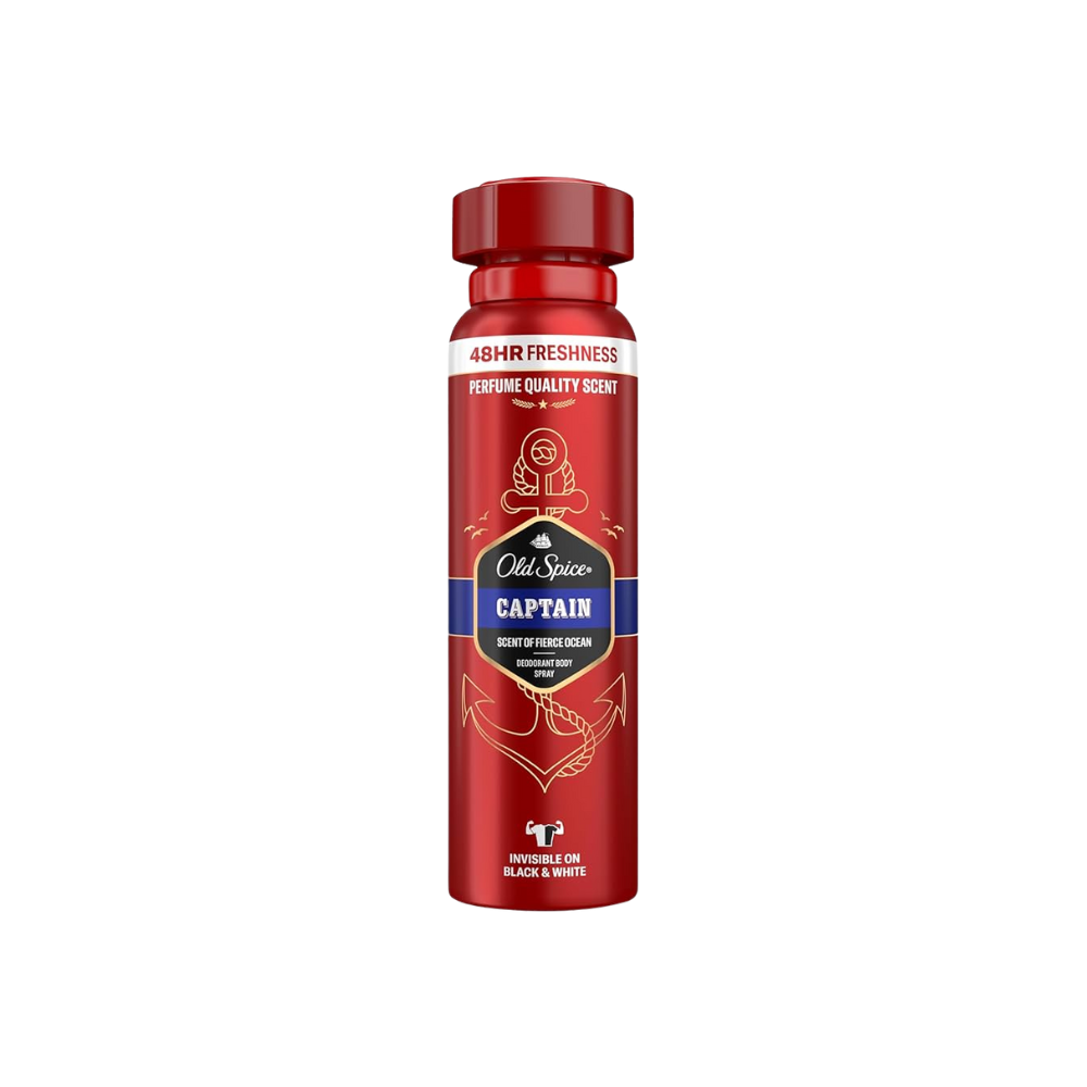  CT - Xịt Khử Mùi Nam Old Spice Deodorant Body Spray 150ml #Captain 