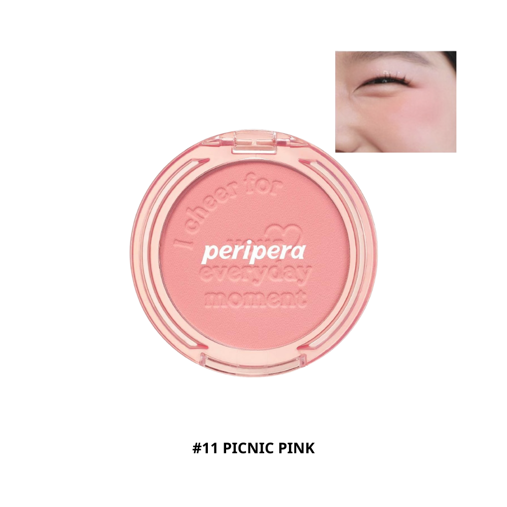  HXT - Má Hồng Peripera Pure Blushed Sunshine Cheek 4.2g #11 Picnic Pink 