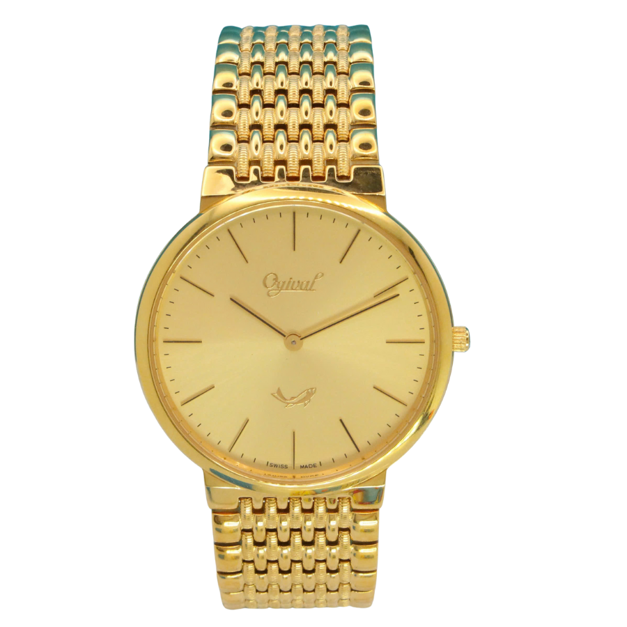  ĐỒNG HỒ OGIVAL 385G 02-5142 QUARTZ NAM 