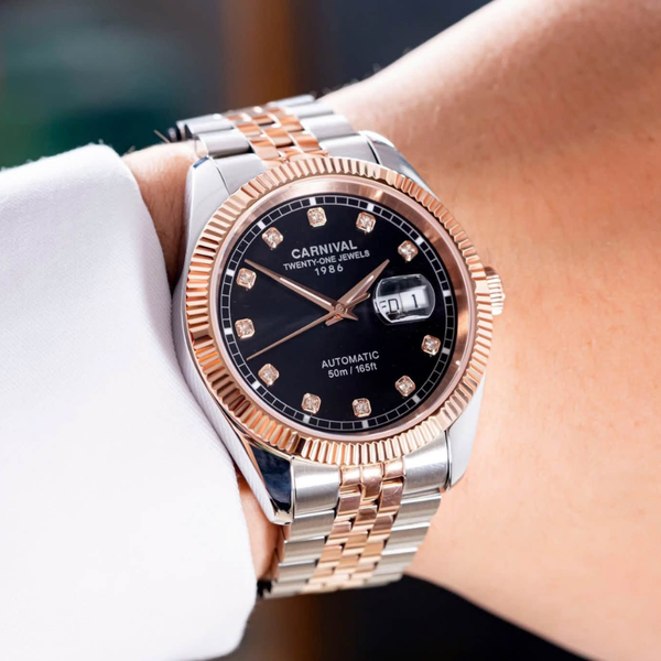  Đồng Hồ Nam Carnival Automatic 8131G CH-D 40mm 