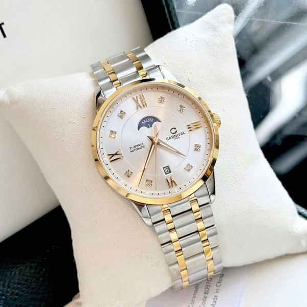  Đồng Hồ Nam Carnival Automatic 8097G CV-T 40mm 