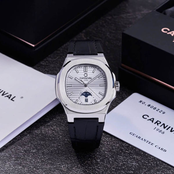  Đồng Hồ Nam Carnival Automatic 8110G1 VT-DD-T 41mm 