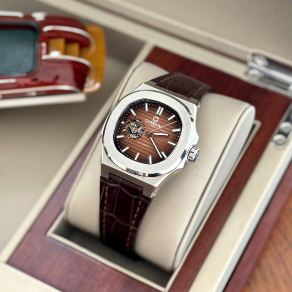 Đồng Hồ Nam Carnival Automatic 8128G1 VT-DD-N 41mm 