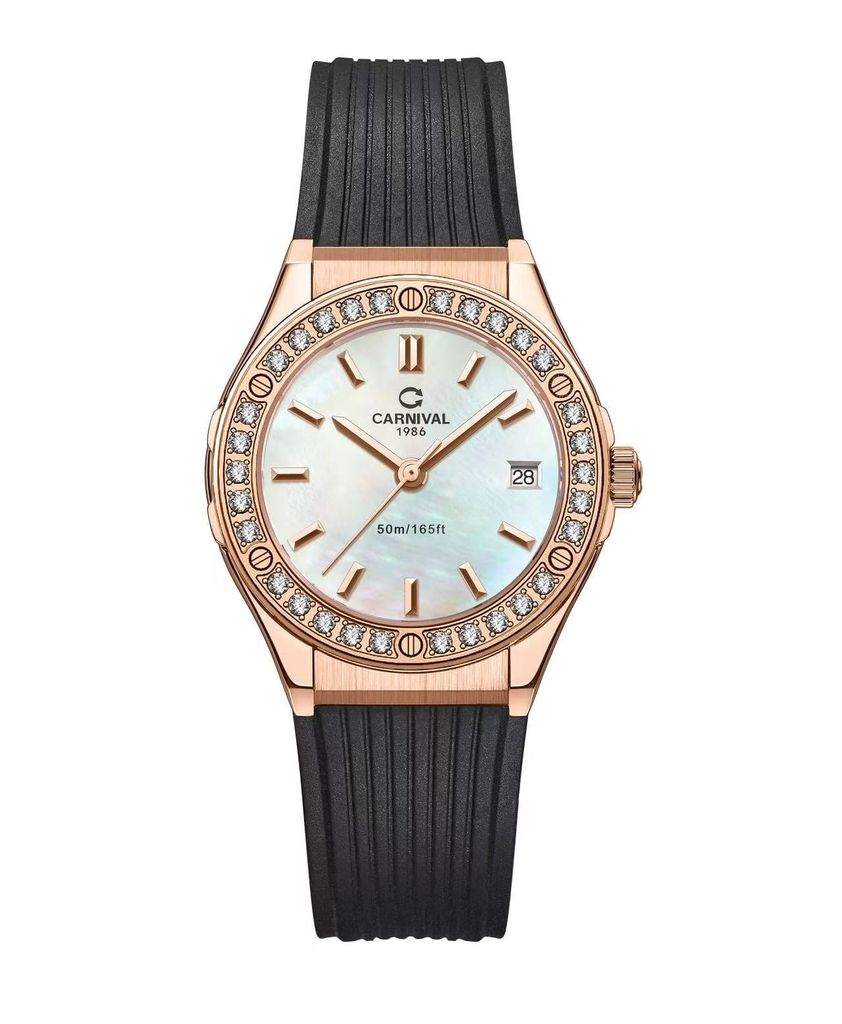  Đồng Hồ Nữ Carnival Pin 8168L2 VH-DCS-TK 34mm 