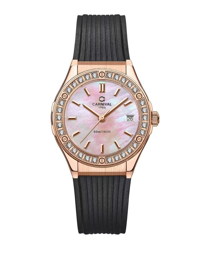  Đồng Hồ Nữ Carnival Pin 8168L2 VH-DCS-HK 34mm 