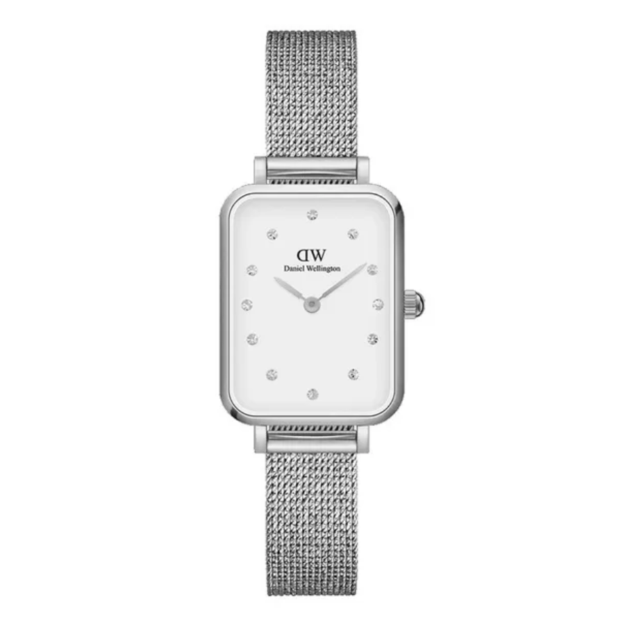  Đồng hồ nữ Daniel Wellington Quadro Lumine Pressed Sterling DW00100597 