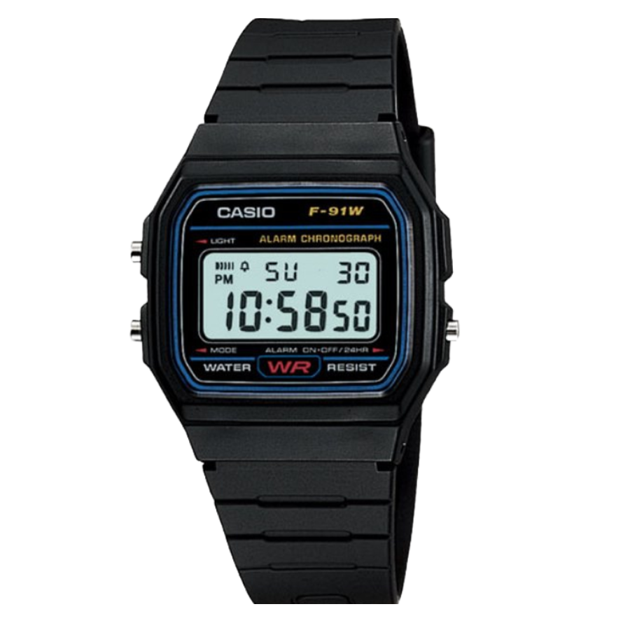  Đồng hồ Casio Nam F-91W-1DG 