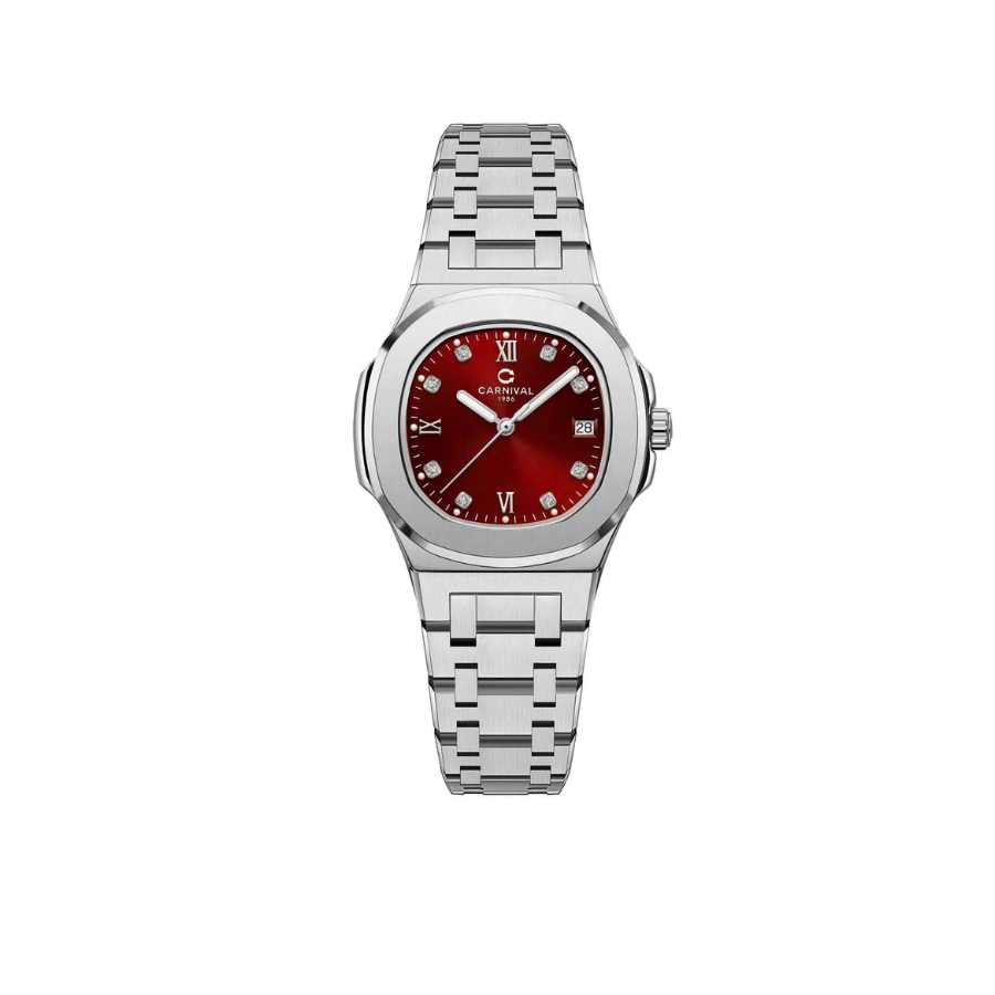  Đồng Hồ Nữ Carnival Pin 8160L VT-DO 34mm 