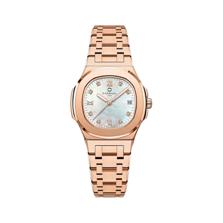  Đồng Hồ Nữ Carnival Pin 8160L VH-TK 34mm 