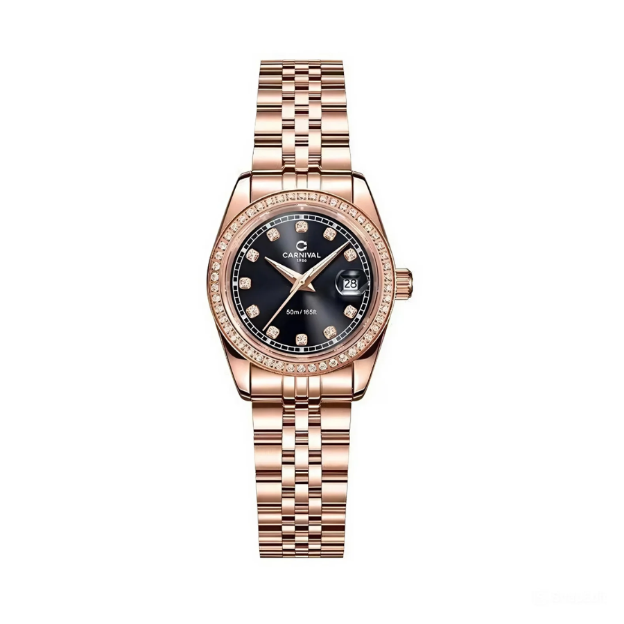  Đồng Hồ Nữ Carnival Pin 8131L2  VH-D 30mm 