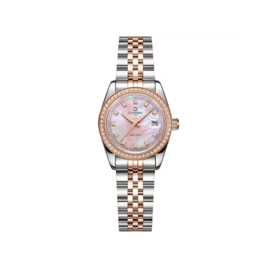  Đồng Hồ Nữ Carnival Pin 8131L2  CH-HK 30mm 