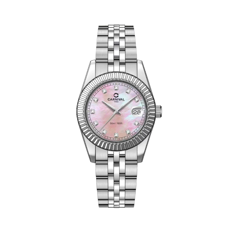  Đồng Hồ Nữ Carnival Pin 8131L VT-HK 30mm 