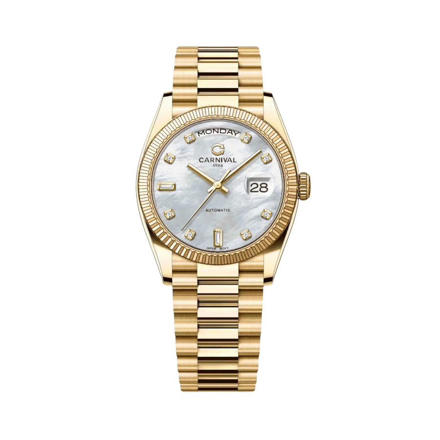  Đồng Hồ Nam Carnival Automatic 8239G VV-TK 38mm 