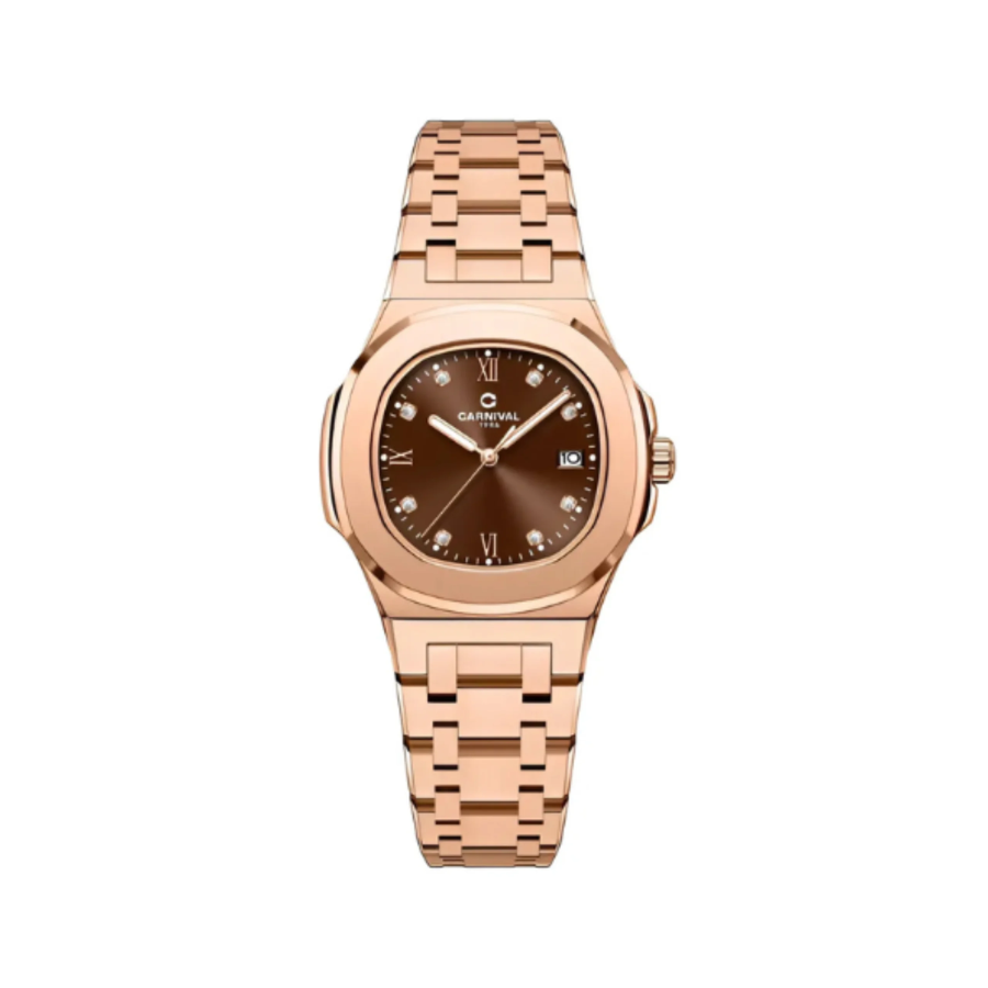  Đồng Hồ Nữ Carnival Pin 8160L VH-N 34mm 