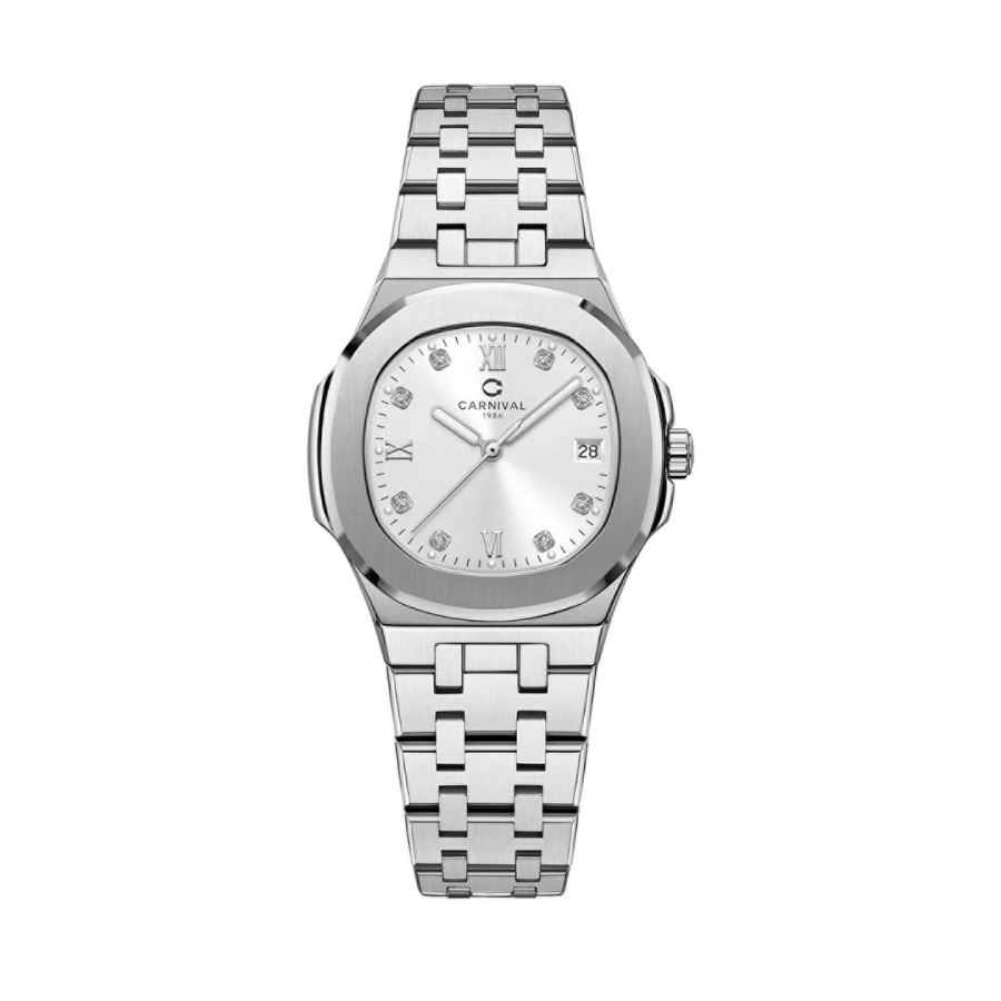  Đồng Hồ Nữ Carnival Pin 8160L VT-T 34mm 