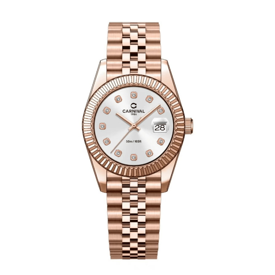  Đồng Hồ Nữ Carnival Pin 8250L VH-T 30mm 