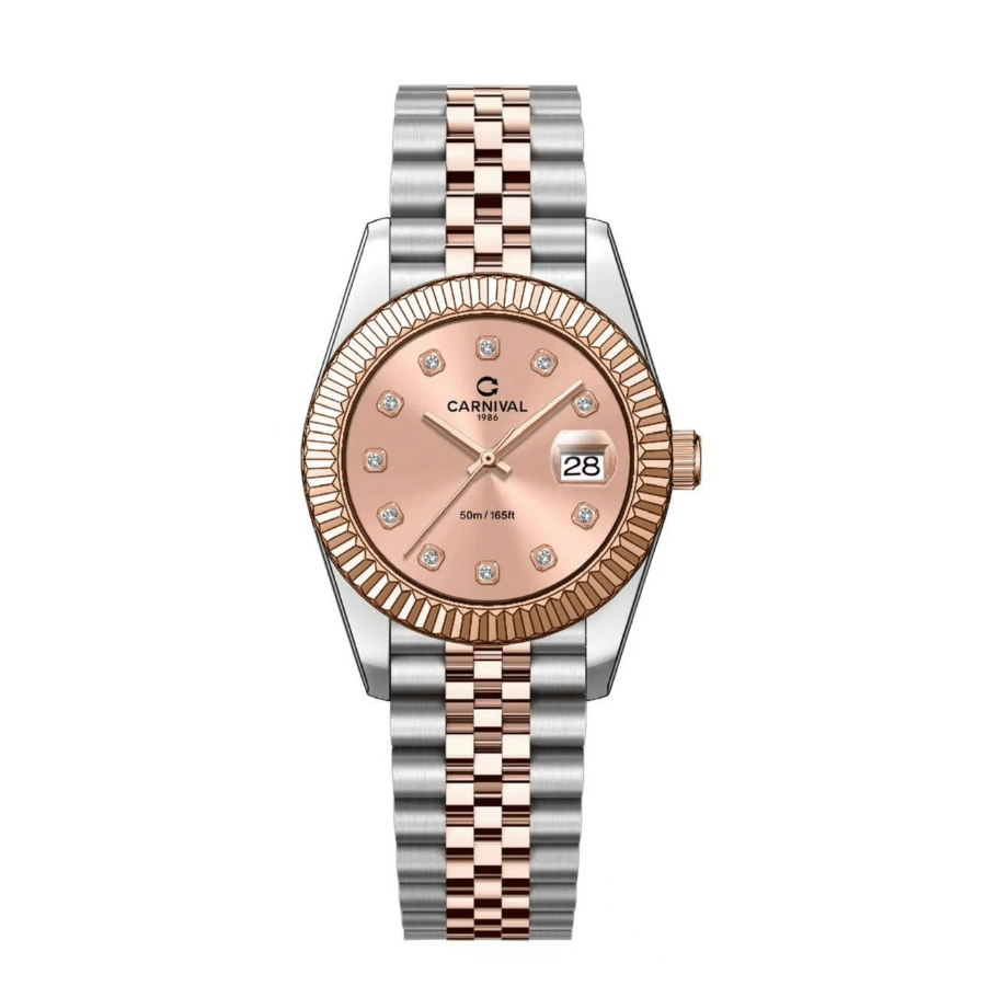  Đồng Hồ Nữ Carnival Pin 8250L CH-NN 30mm 