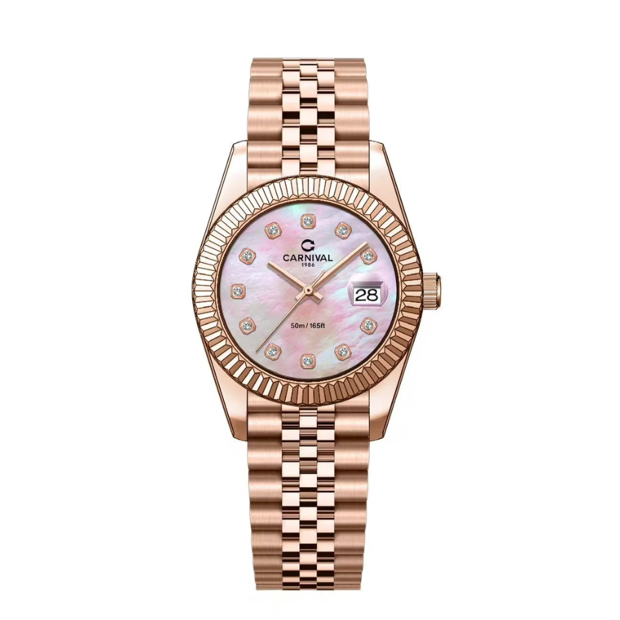  Đồng Hồ Nữ Carnival Pin 8250L VH-HK 30mm 