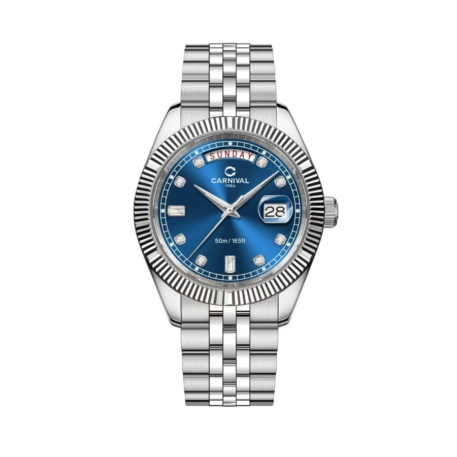 Đồng Hồ Nam Carnival Pin 8190G VT-X 41mm 