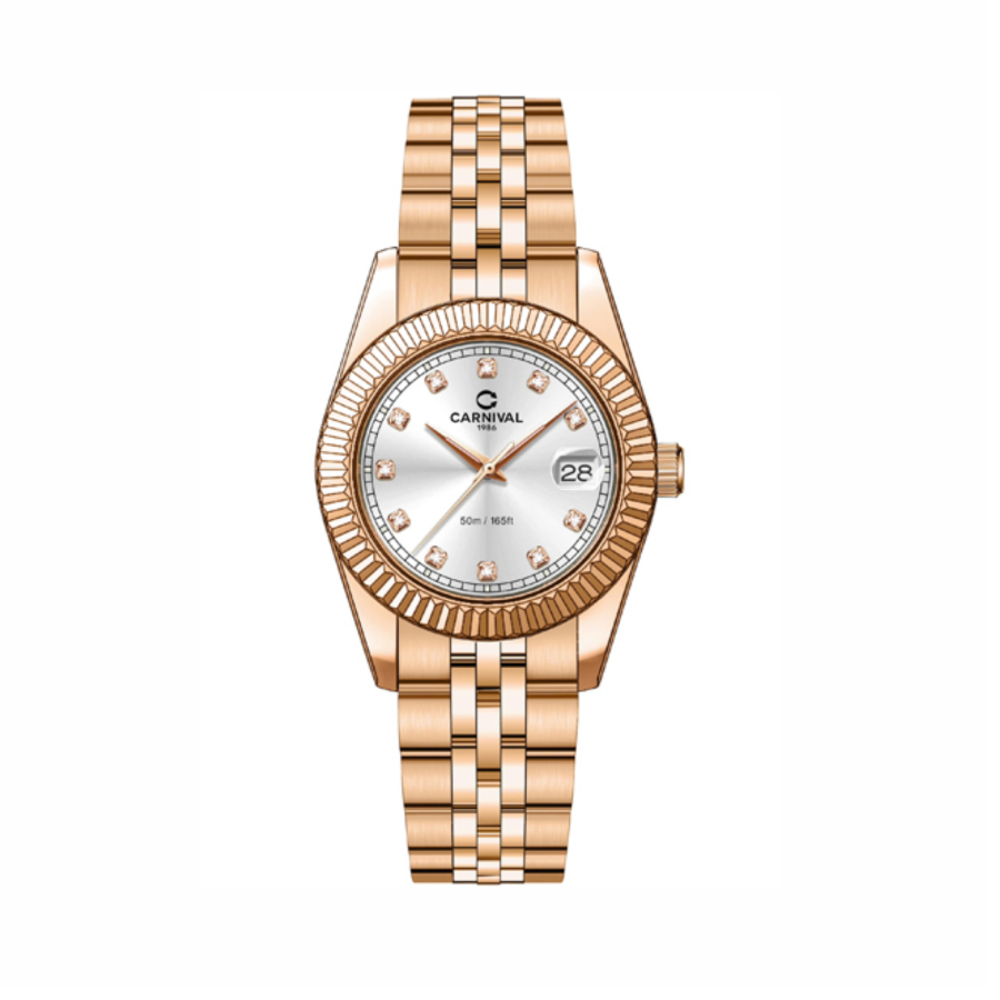  Đồng Hồ Nữ Carnival Pin 8131L VH-T 30mm 