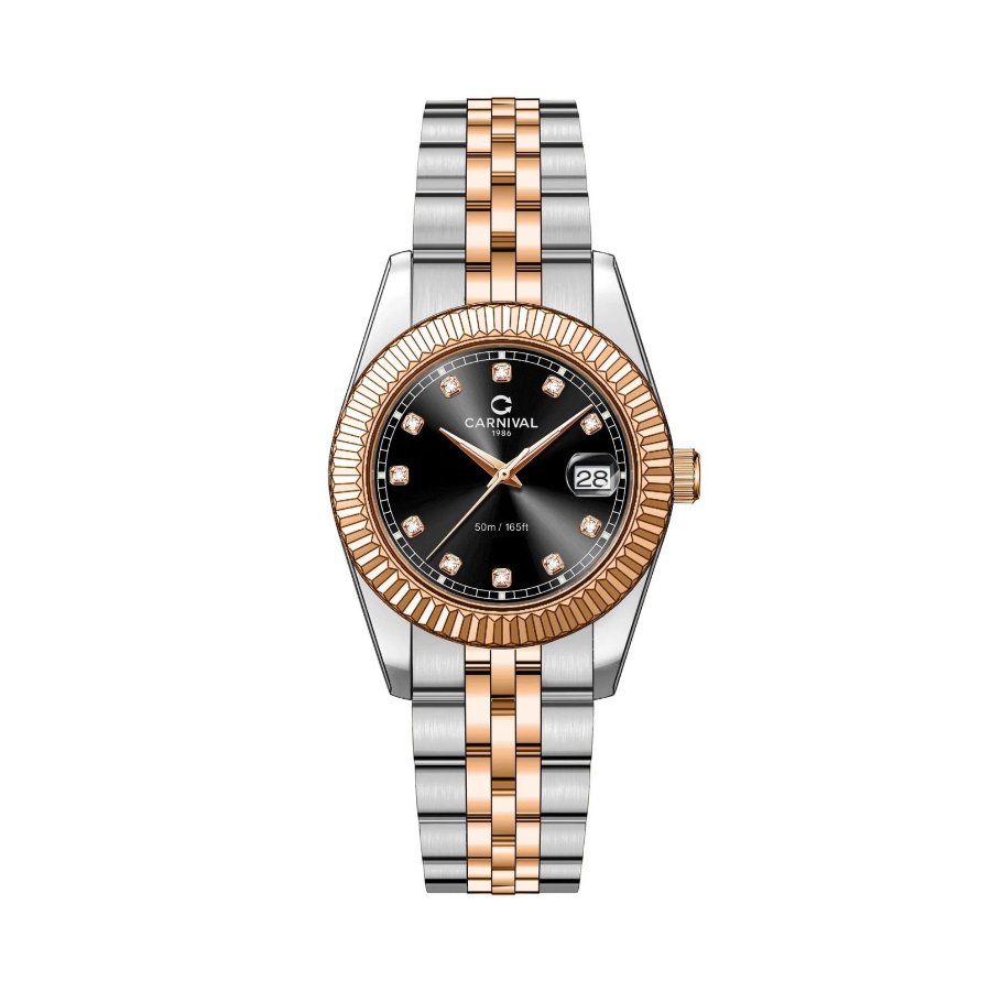  Đồng Hồ Nữ Carnival Pin 8131L CH-D 30mm 