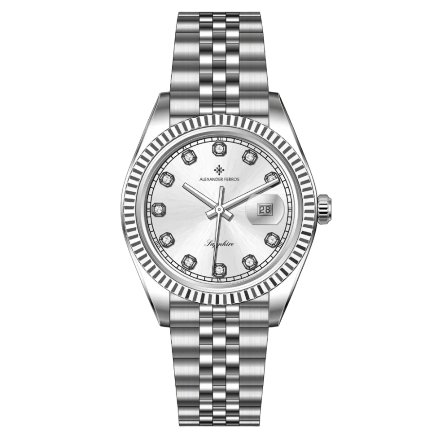  Đồng Hồ Nam Alexander Ferros Pin  8382S/02 40mm 