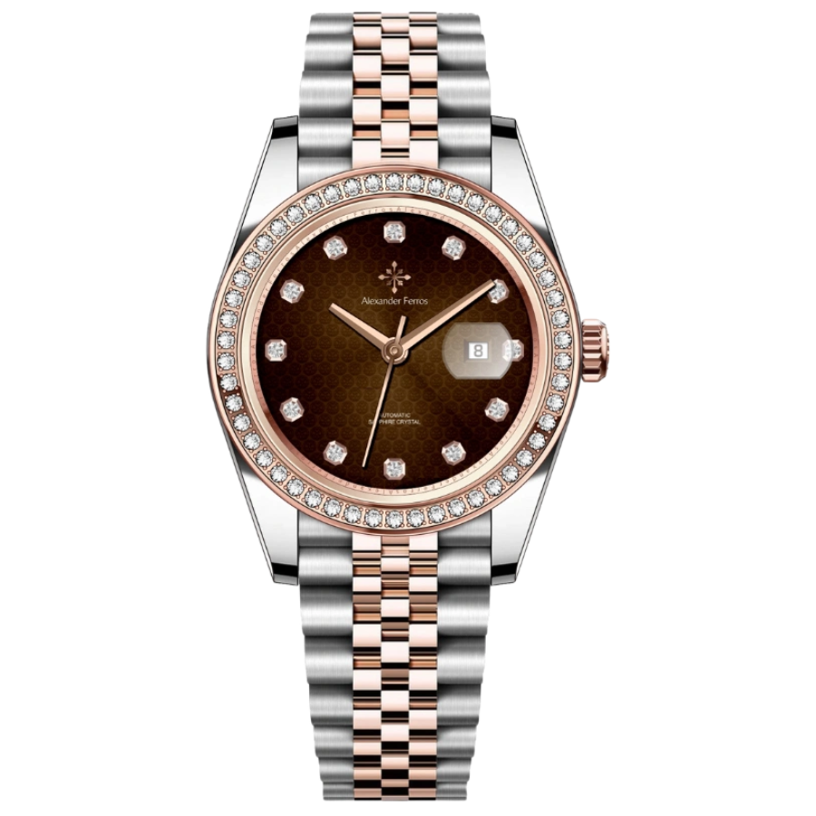  ĐỒNG HỒ NỮ ALEXANDER FERROS AUTOMATIC 8201D/08 