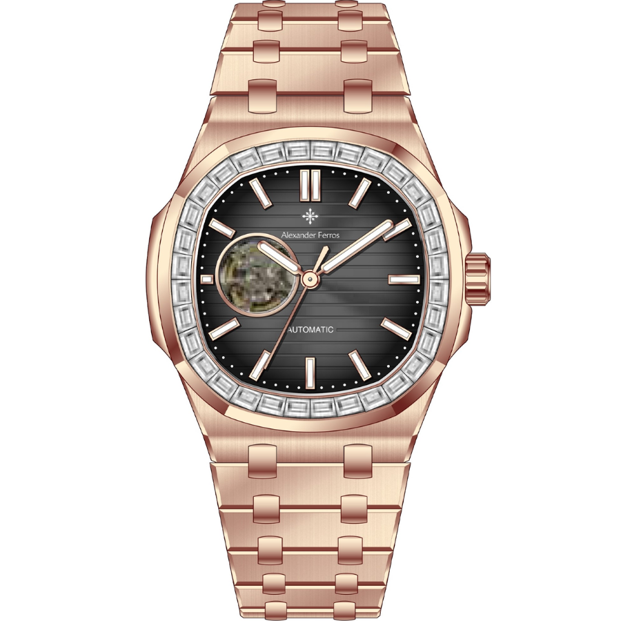  ĐỒNG HỒ NAM ALEXANDER FERROS AUTOMATIC 6091R/01 