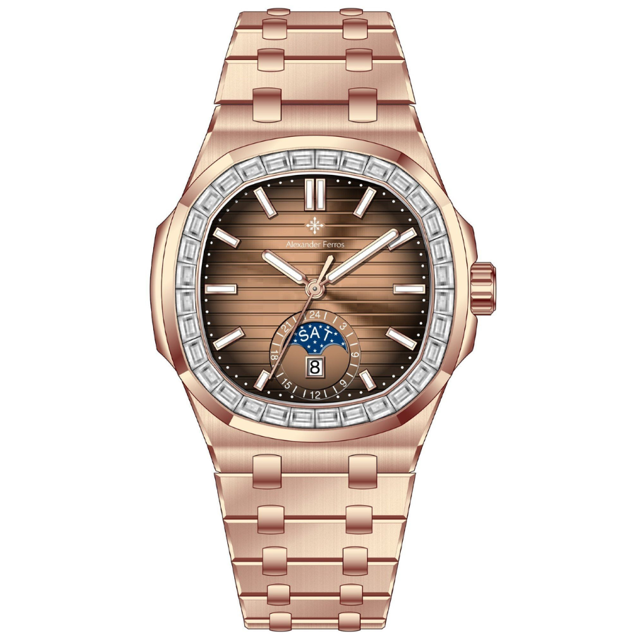  ĐỒNG HỒ NAM ALEXANDER FERROS AUTOMATIC 6111R/08S 