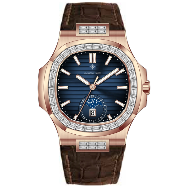  ĐỒNG HỒ NAM ALEXANDER FERROS AUTOMATIC 6111R-05 