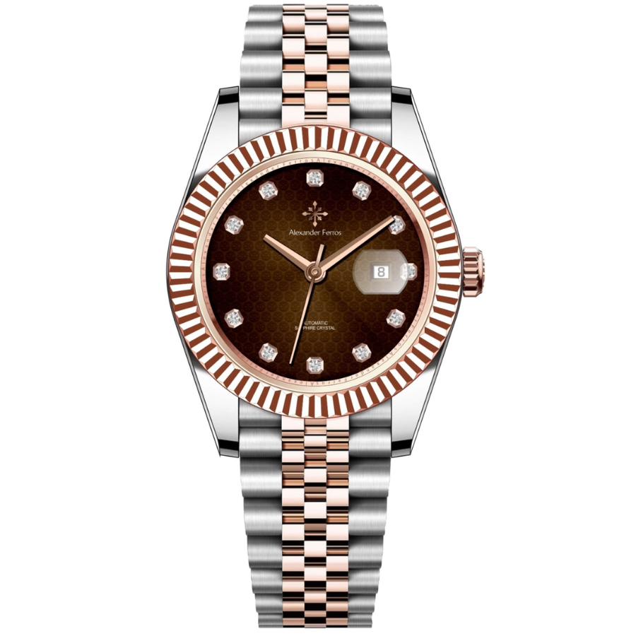  ĐỒNG HỒ NỮ ALEXANDER FERROS AUTOMATIC 8192D/08 