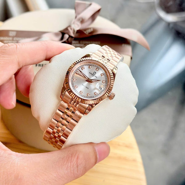  Đồng Hồ Nữ Carnival Pin 8131L VH-T 30mm 