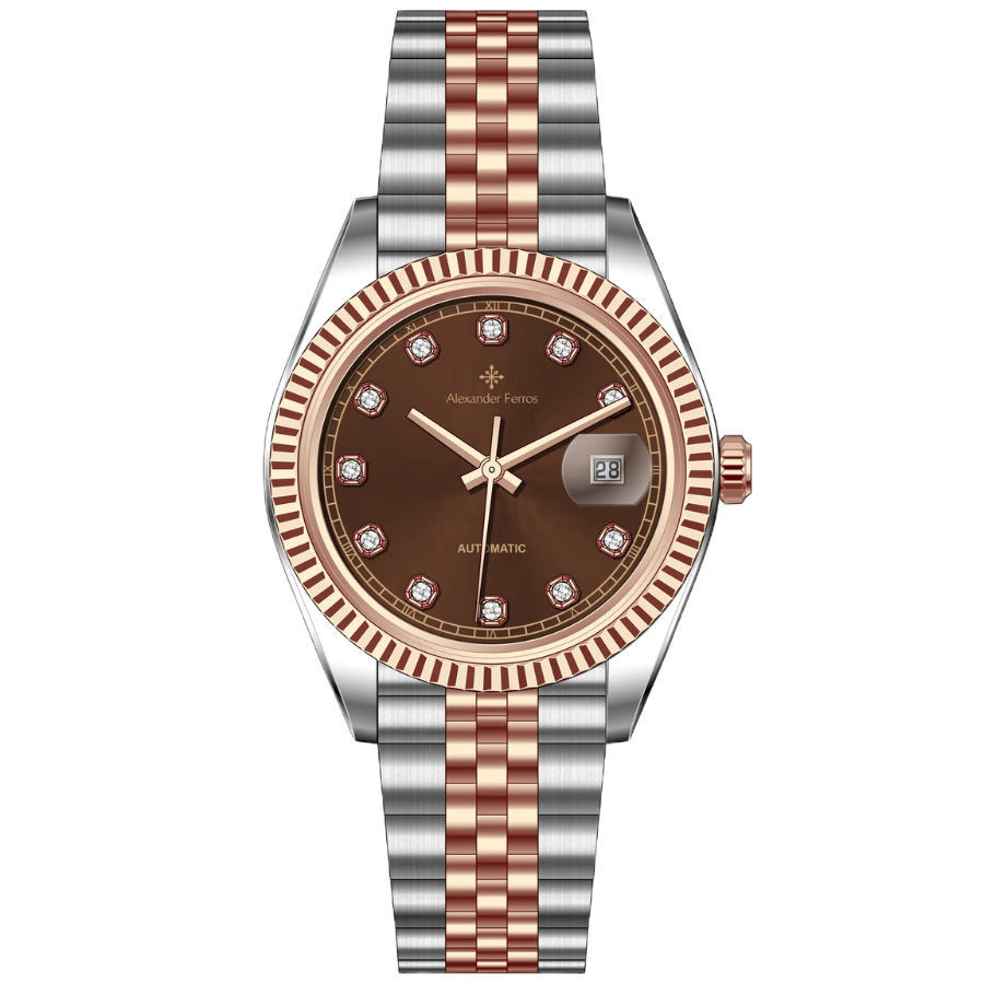  Đồng Hồ Nam Alexander Ferros Automatic 8232D/08 38mm 