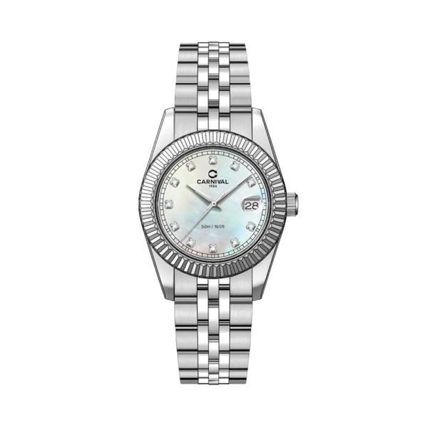  Đồng Hồ Nữ Carnival Pin 8131L VT-TK 30mm 