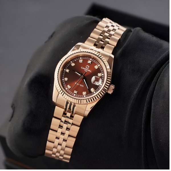  Đồng Hồ Nữ Carnival Pin 8131L VH-N 30mm 