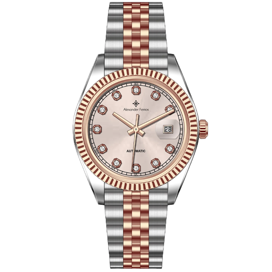  Đồng Hồ Nam Alexander Ferros Automatic 8232D/15 38mm 